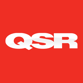 QSR logo (white text over red background)